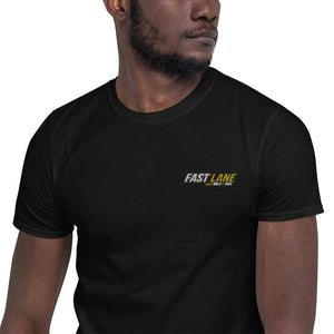 Fast Lane //// Embroidered Logo T-Shirt